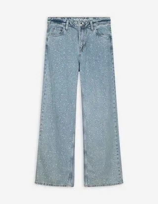 Jeans - Pietre Stras - blu