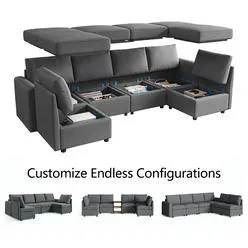 Great Choice Products Modular Couches And Sofas Sectional With Storage Sectional Sof...