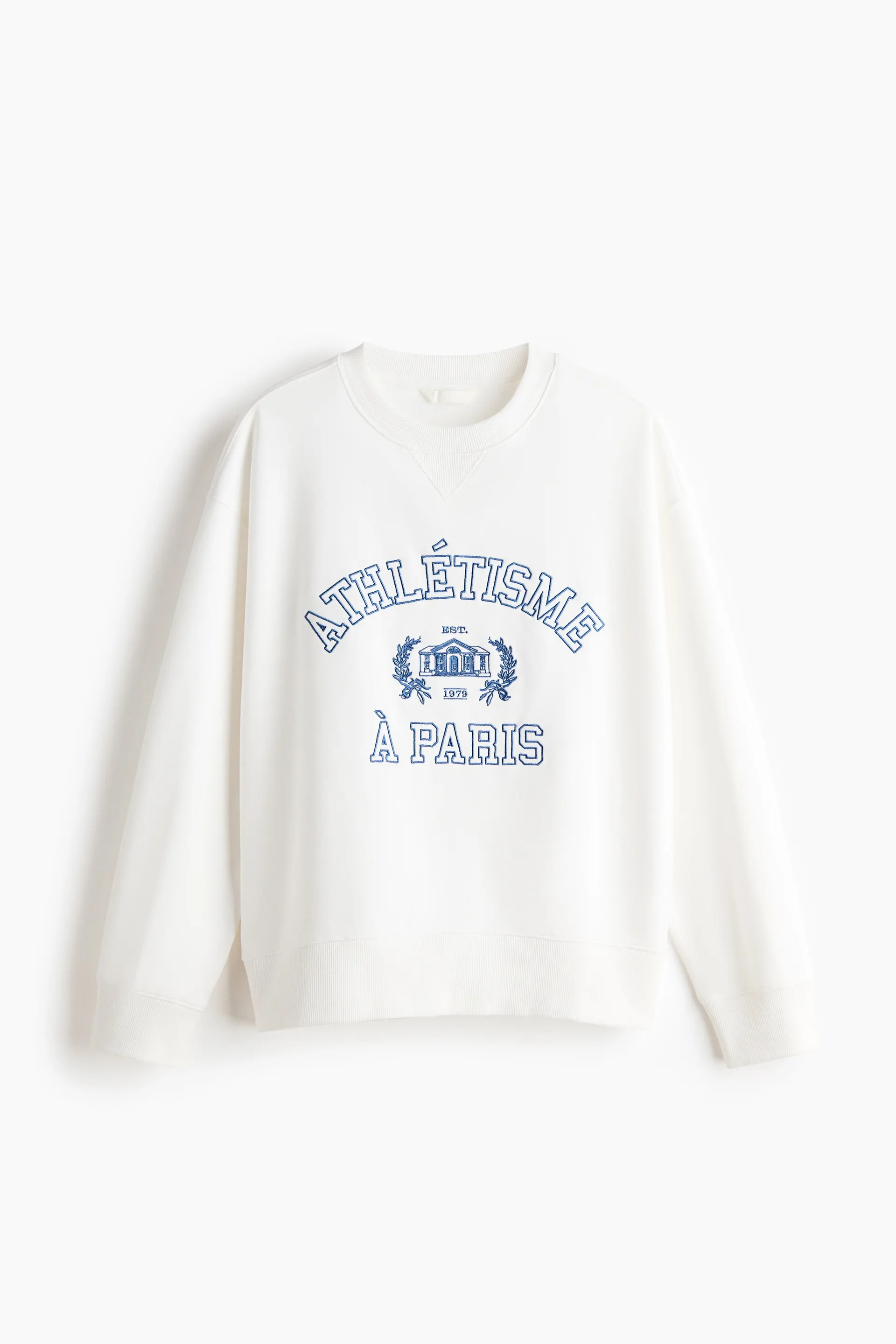 Sweatshirt med motiv