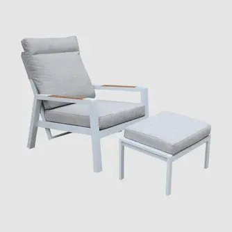 Outdoor Creations Monteray Stool with Footrest