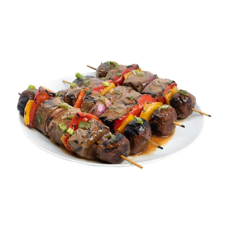 USDA Prime Certified Angus Beef Tri-Tip Kabobs With Vegetable & Citrus Garlic