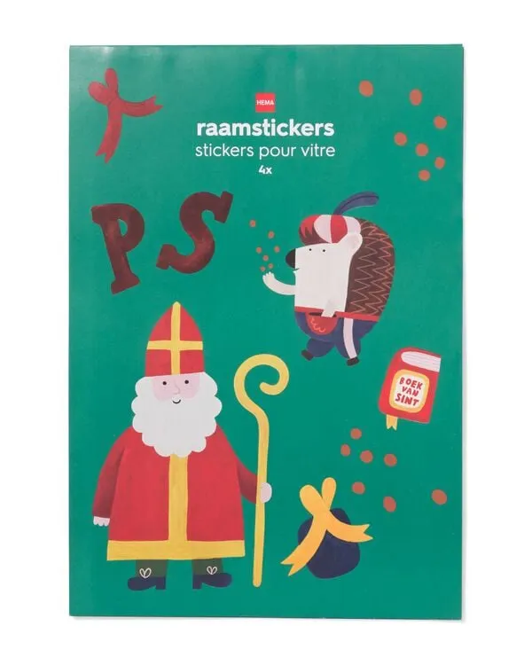 raamstickers Sint