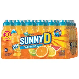 Sunny D Citrus Punch, Tangy Original, 11.3 fl oz, 30-Count