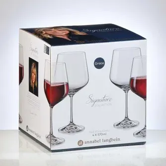 Annabel Langbein Signature Grace Red Wine 4pc 570ml
