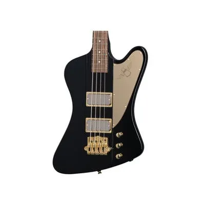 EPIPHONE INSPIRED BY GIBSON REX BROWN THUNDERBIRD 4 STRING BASS - EBONY - W/CASE