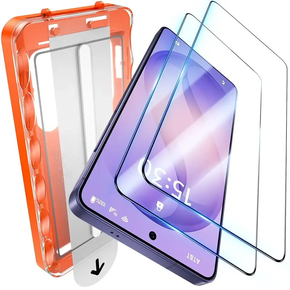 UniqueMe for S26 Ultra Screen Protector - 2 PACK Tempered Glass for Samsung Galaxy S26 Ultra,[Fingerprint Unlocking] Easy Installation,Bubble-Free,9H Hardness,HD-Clear,3D Full-coverage
