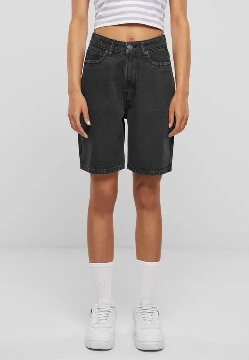 BERMUDA - Jeansshorts - black washed