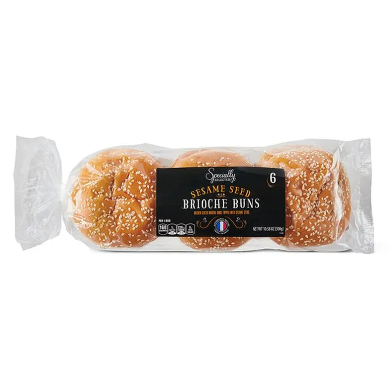 Specially Selected Sesame Seed Brioche Buns
