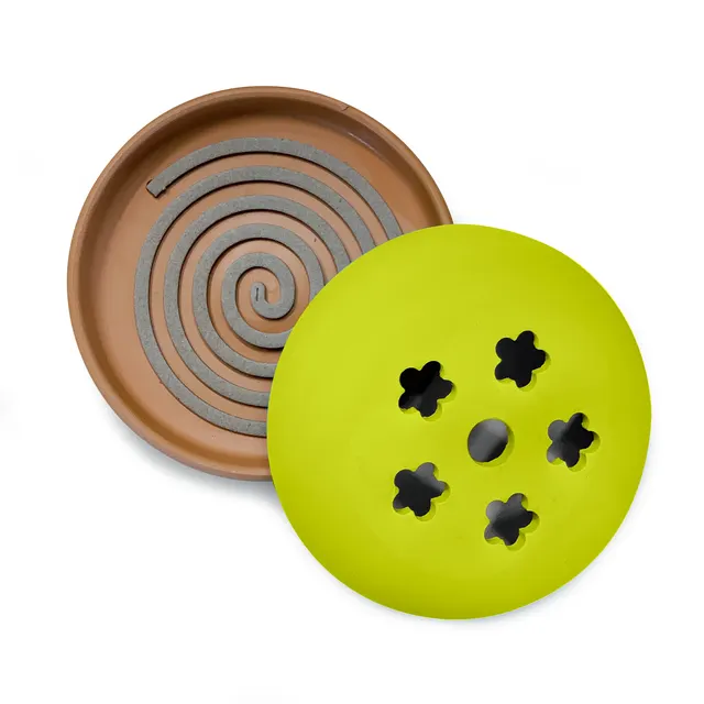 Zampirone spirale per zanzare SANDOKAN contenitore D.14 cm assortito
