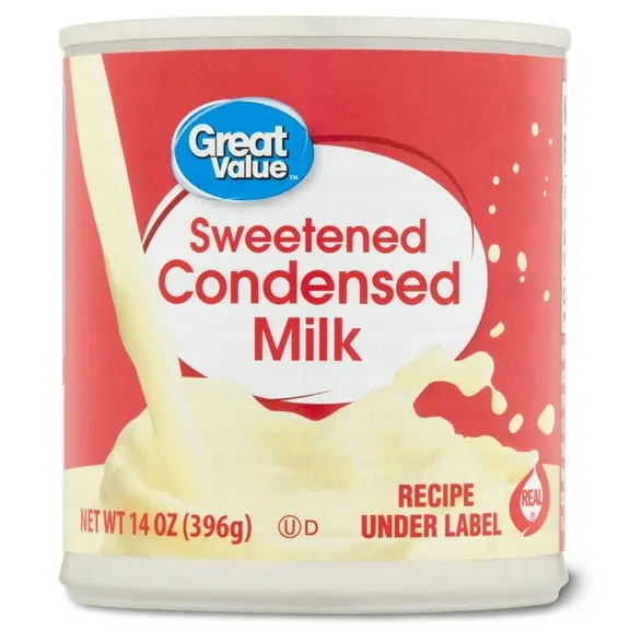 Rollback Great Value Sweetened Condensed Milk, 14 oz $1.97 Was $2.23 14.1 ¢/oz