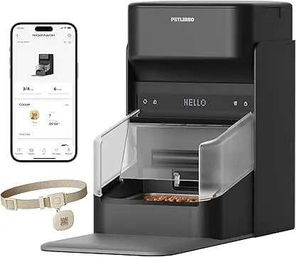 PETLIBRO RFID Automatic Cat Feeder, Collar Sensor for Per…