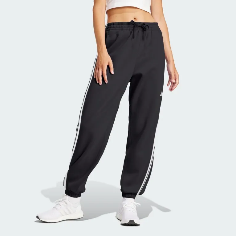Essentials 3-Stripes French Terry Cuffed Pants