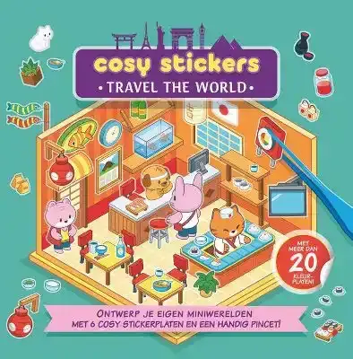 Cosy stickers - Travel the world