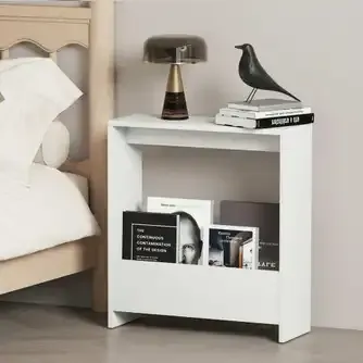 Levede Side Table w/ Magazine Rack