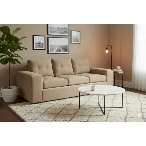 Sofá 3 cuerpos Lucca Felpa