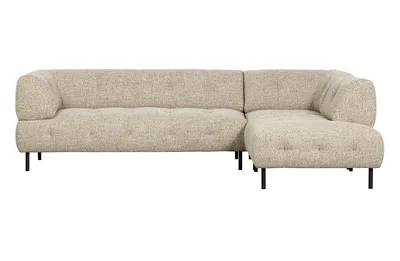 WOOOD Exclusive hoekbank Lloyd rechts grof geweven Lloyd hoekbank rechts grof geweven - Naturel