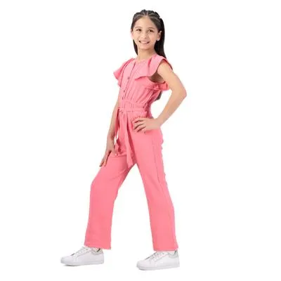 Jumpsuit Fantastic Niña Cintura Fruncida Con Cinturón