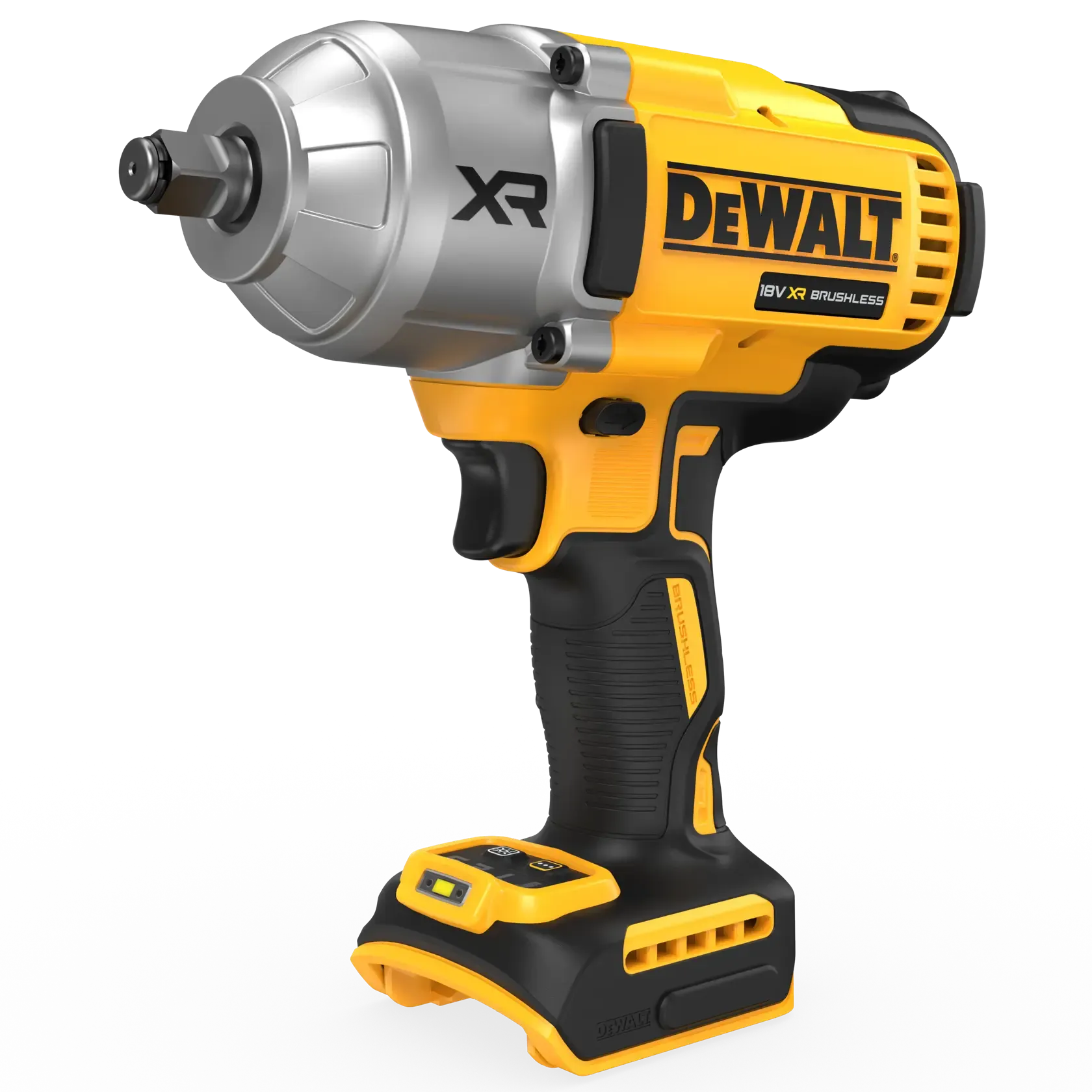 18V XR® Børsteløs 1/2" muttertrekker med låsering og høyt dreiemoment - Naken enhet