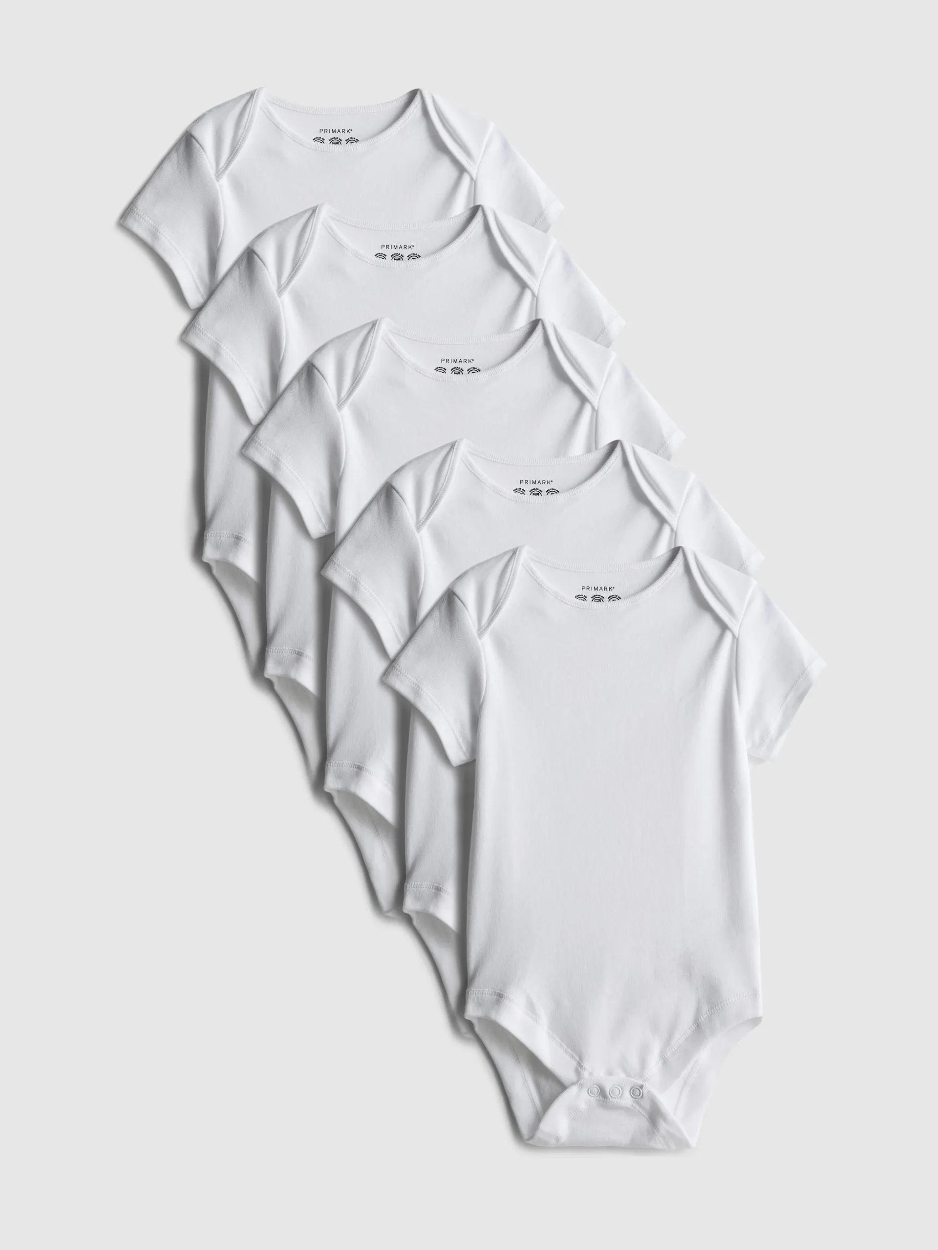 0–36 mois | Lot de 5 bodys à manches courtes