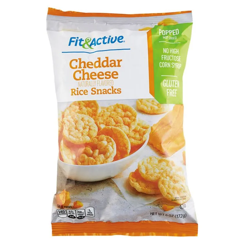 Fit & Active Cheddar Rice Snacks