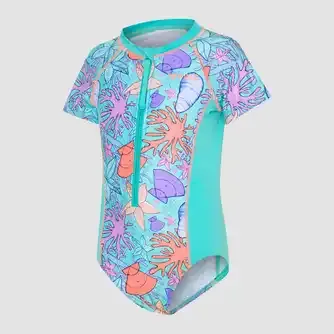 FINZ Girls Shell Island Cap Paddlesuit
