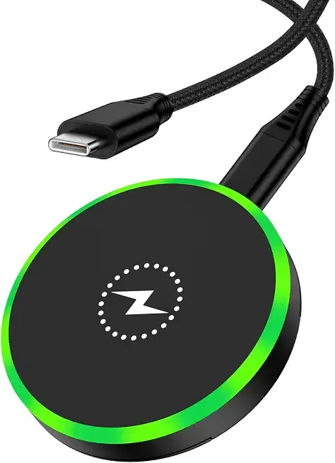 25W Magnetic Wireless Charger for Samsung Galaxy S26 Ultra/S26 Plus/S25/S24/S23/S22/S21/S20 Plus/Magnetic MagSafe Fast Charging Pad for iPhone 17 Pro Max/17e/16/15/14/13/12 Series/AirPods 4/3/2/Pro