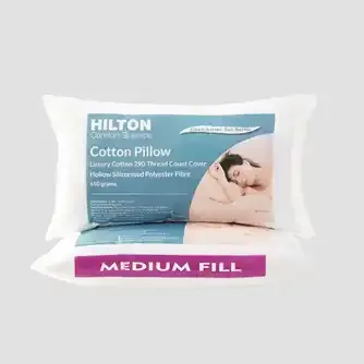 Hilton Comfort Science Cotton Medium Pillow