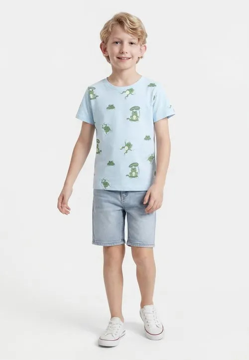 FROGS 2 PACK - T-shirts med print - light dusty green