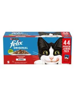Felix Original Countryside Selectie - Kattenvoer - Kip Rund Konijn 44x85 g