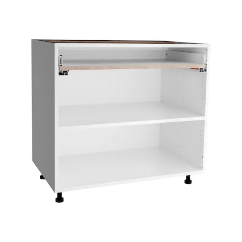 36 in W x 30 H x 24 D Assembled Kitchen 1-Drawer Base Cabinet, White (BD36)