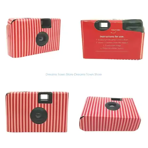 HX6A Time Use Camera 17 Shots Manual Operation Fool Camera Disposable 135 Film Camera for All Occasion