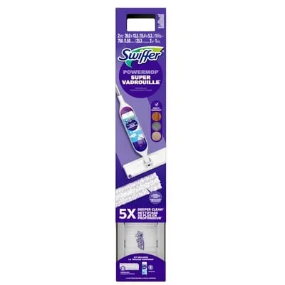 PowerMop Multi-Surface Kit for Floor Cleaning, Fresh Scent