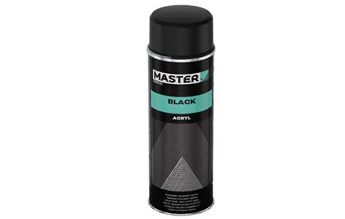 Troton Master Acrylic Black Gloss Spray 500ml