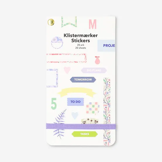 Klistremerker - For planlegging