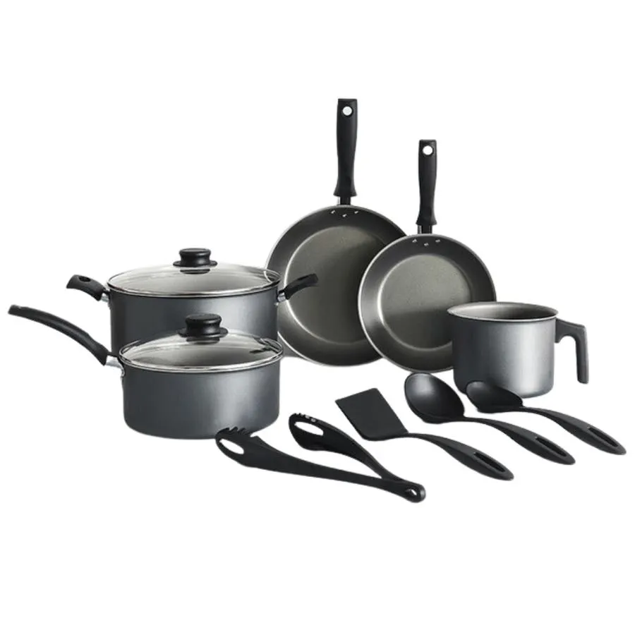 Batería de cocina Tramontina Turim antiadherente 9 piezas 20297/67