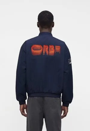 REDBULL MOCK NECK MOTO JACKET - Bombejakke - black