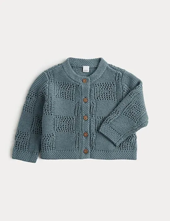 Dollshouse Blue Matinee Cardigan (7lbs-12 Mths)