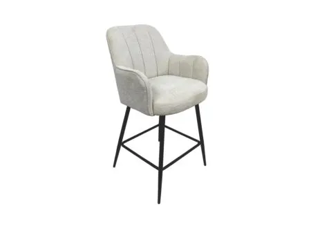 Barstoel Bonzo ZH67cm - stof - wit