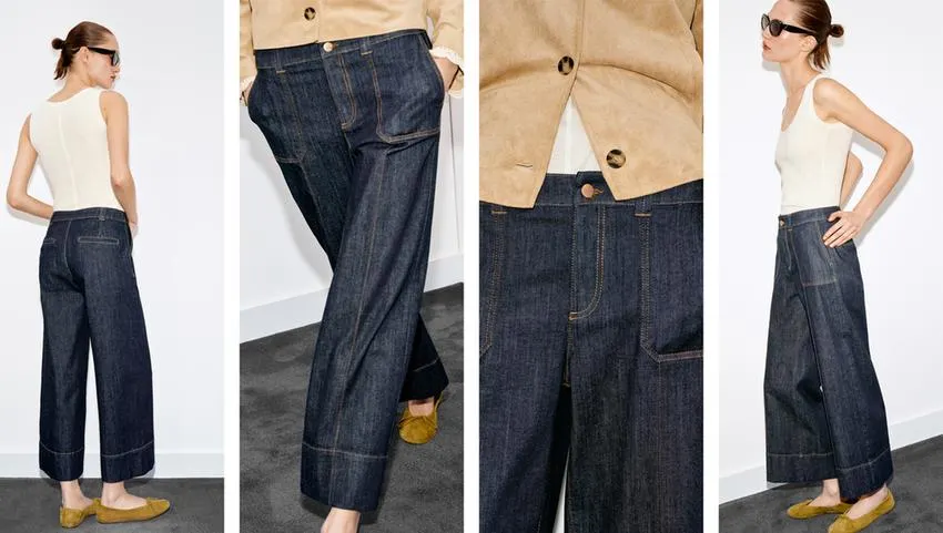 Z1975 MID-WAIST CULOTTES JEANS