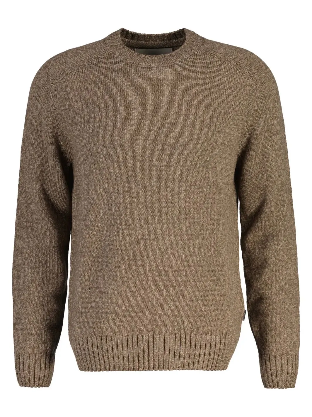Wool Blend Mouline C-Neck