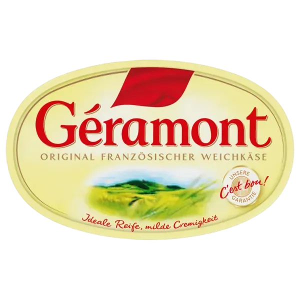 Géramont Französischer Weichkäse verschiedene Sorten 200-130 g Packung (1 kg = 11.10-17.08)