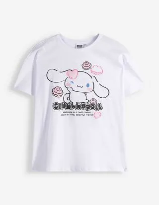 T-shirt - Cinnamoroll - bianco