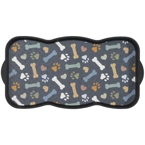 Natco Home Paw Bones 15"x29" Printed Boot Tray
