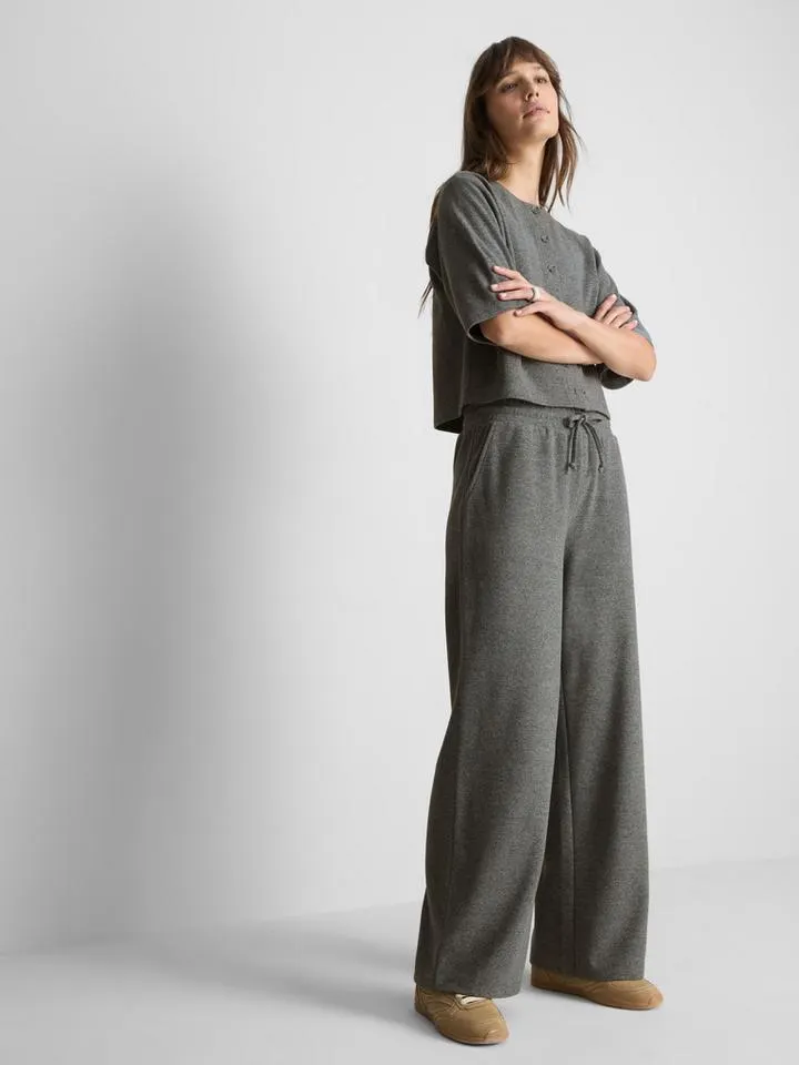 Pantaloni da tuta larghi comodi in misto cotone