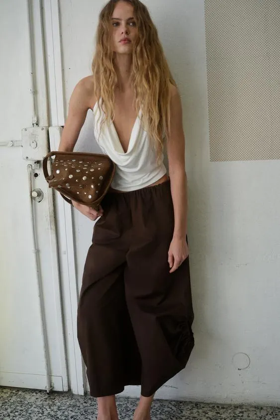 CULOTTES WITH ADJUSTABLE HEM