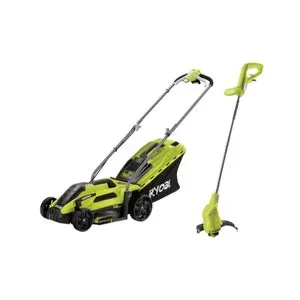 Pacchetto RYOBI Tosaerba elettrico 1300W 33cm RLM13E33S - Tagliabordi e bordatore 350W RLT3525