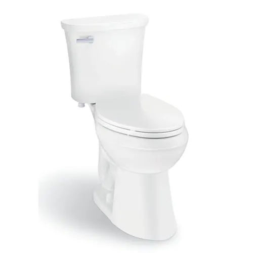 Power Flush All-In-One 2-Piece 4.8 LPF Single Flush Elongated Bowl Toilet in White