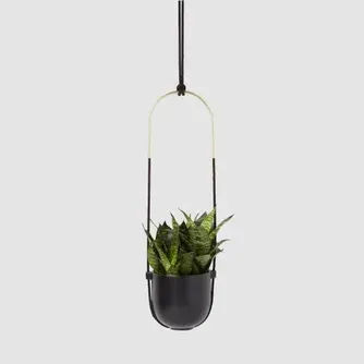 Umbra Bolo Hanging Planter Black