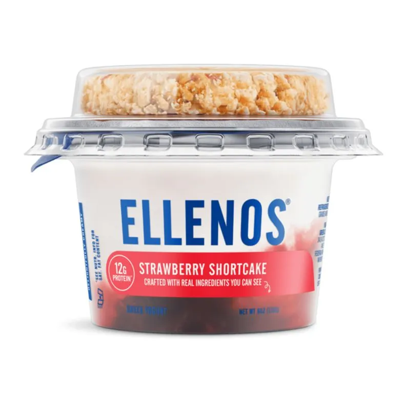 Ellenos Strawberry Shortcake, Greek Yogurt