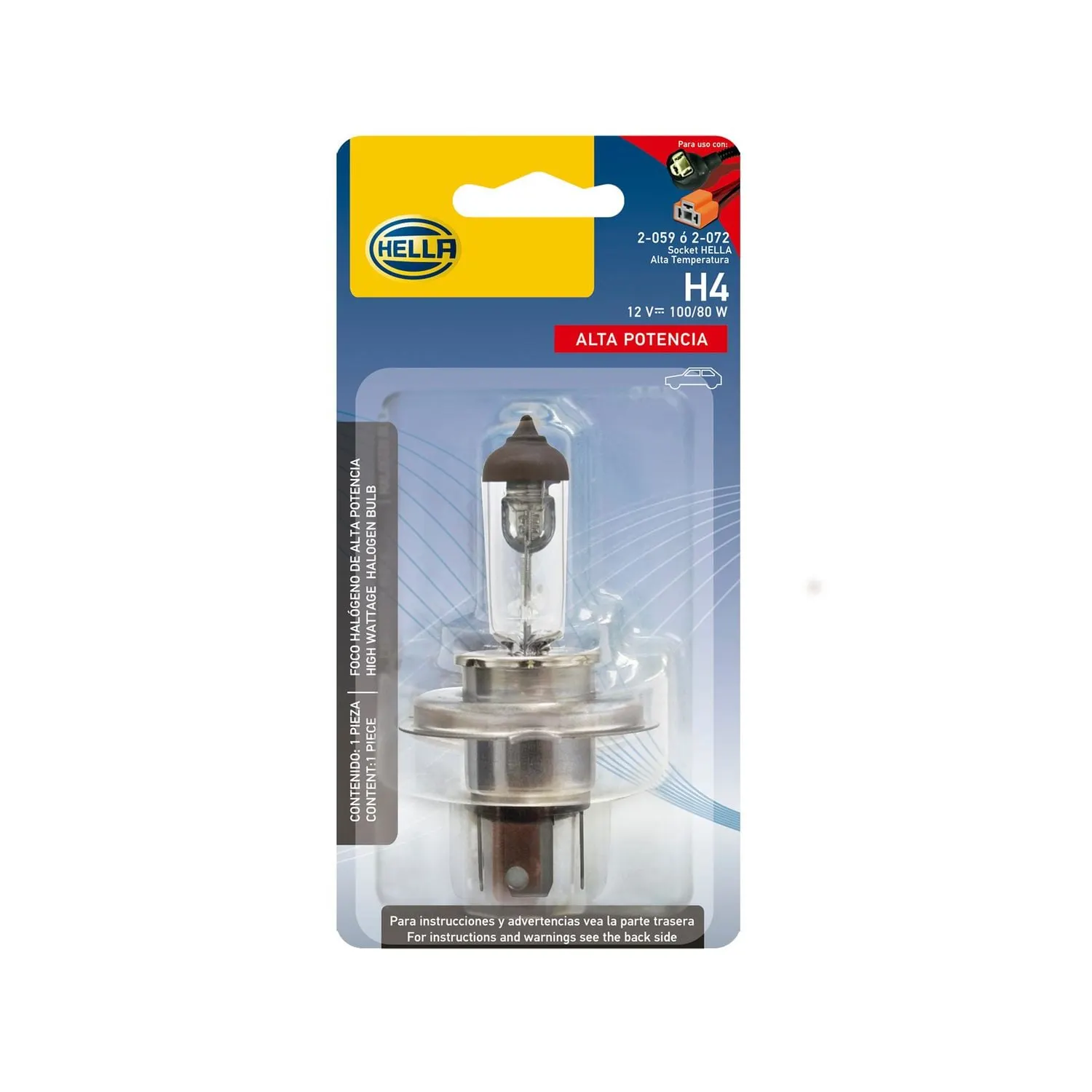 Hella Faro de Luz H4HWBL1